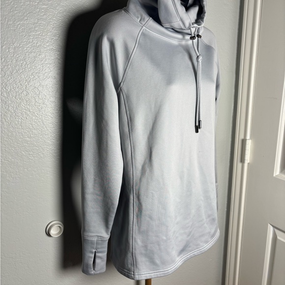 Athleta Soft Gray Cowl Neck Sweater - Picture 4 of 12